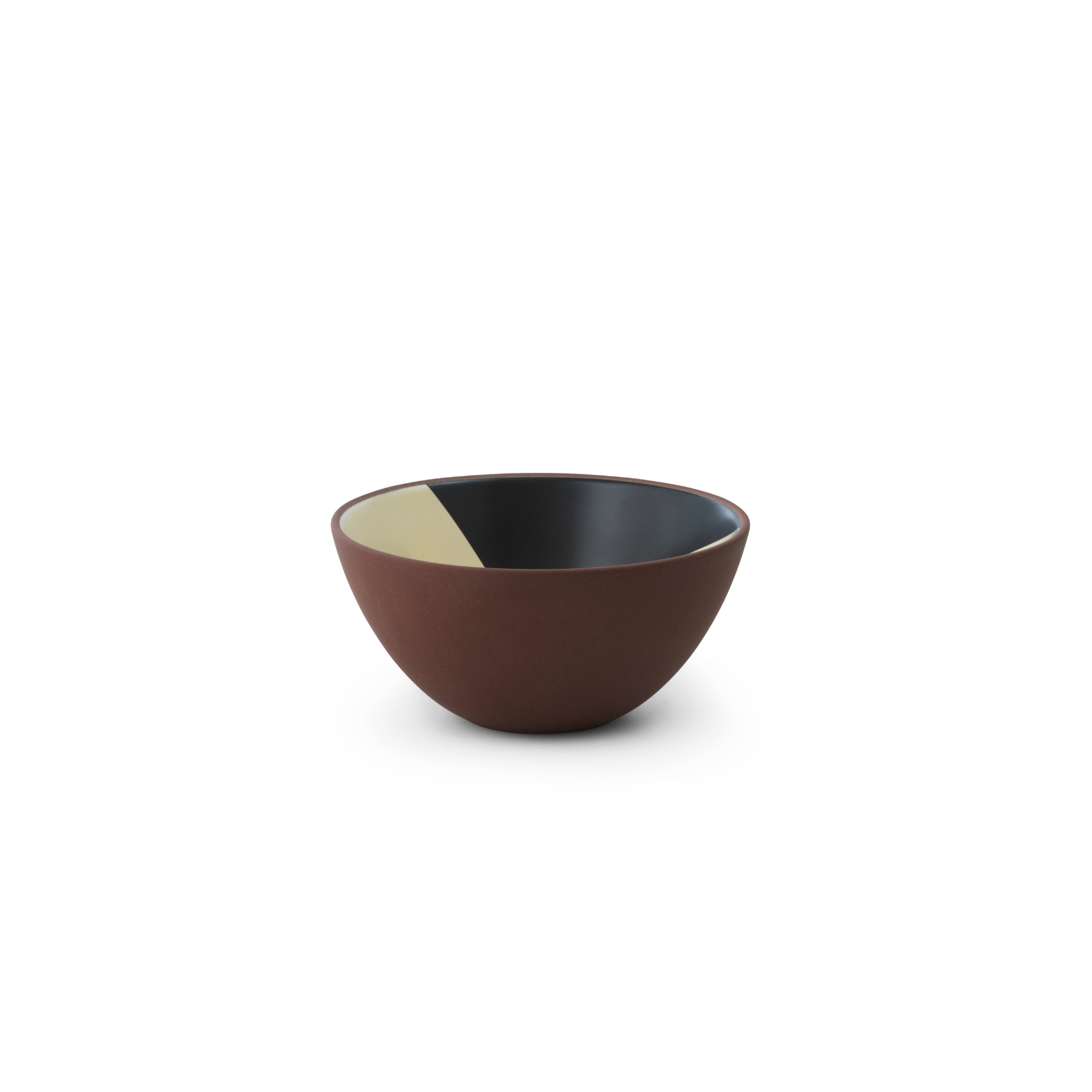 Line Bowl Black/Cream